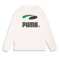 プーマ スケートボーディング/PUMA LOGO L/S TEE (WHITE) Lサイズ