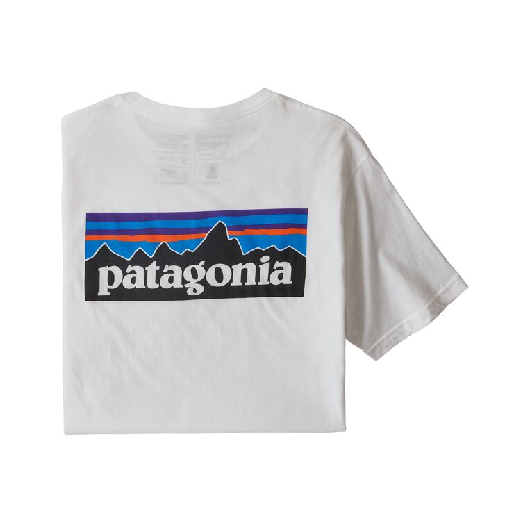 アーリーウープ パタゴニア Patagonia メンズ P 6ロゴ オーガニック Tシャツ M White Whi Tシャツ No