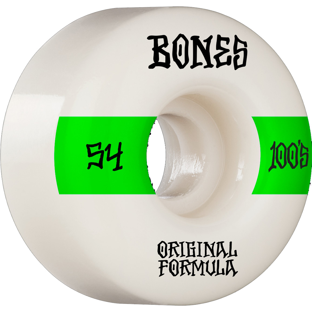ボーンズ ウィール|BONES OG FORMULA 100S 54mm V4 WIDE 100A WHITE