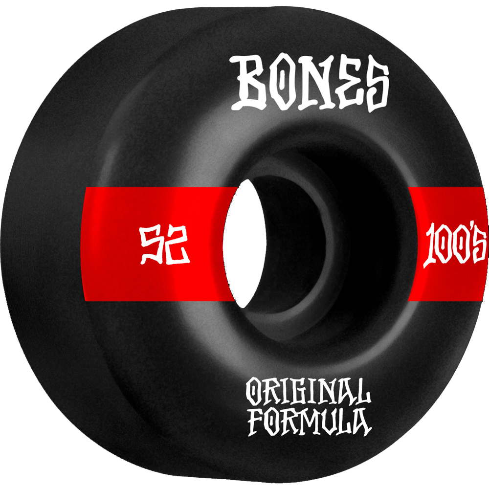 ボーンズ ウィール|BONES OG FORMULA 100S 52mm V4 WIDE 100A BLACK