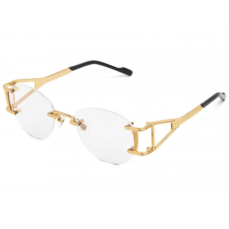 ナインファイブ|LEGACY LITE Black & 24k Gold Clear Lens Glasses レガシーライト / ブラック&24Kゴールド / クリアレンズ / ナインファイブ