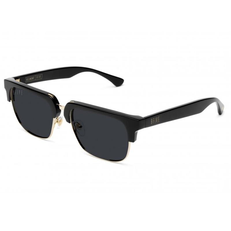 ナインファイブ|Belmont Black & 24K Gold Sunglasses ベルモント / ブラック&24Kゴールド / サングラス / ナインファイブ