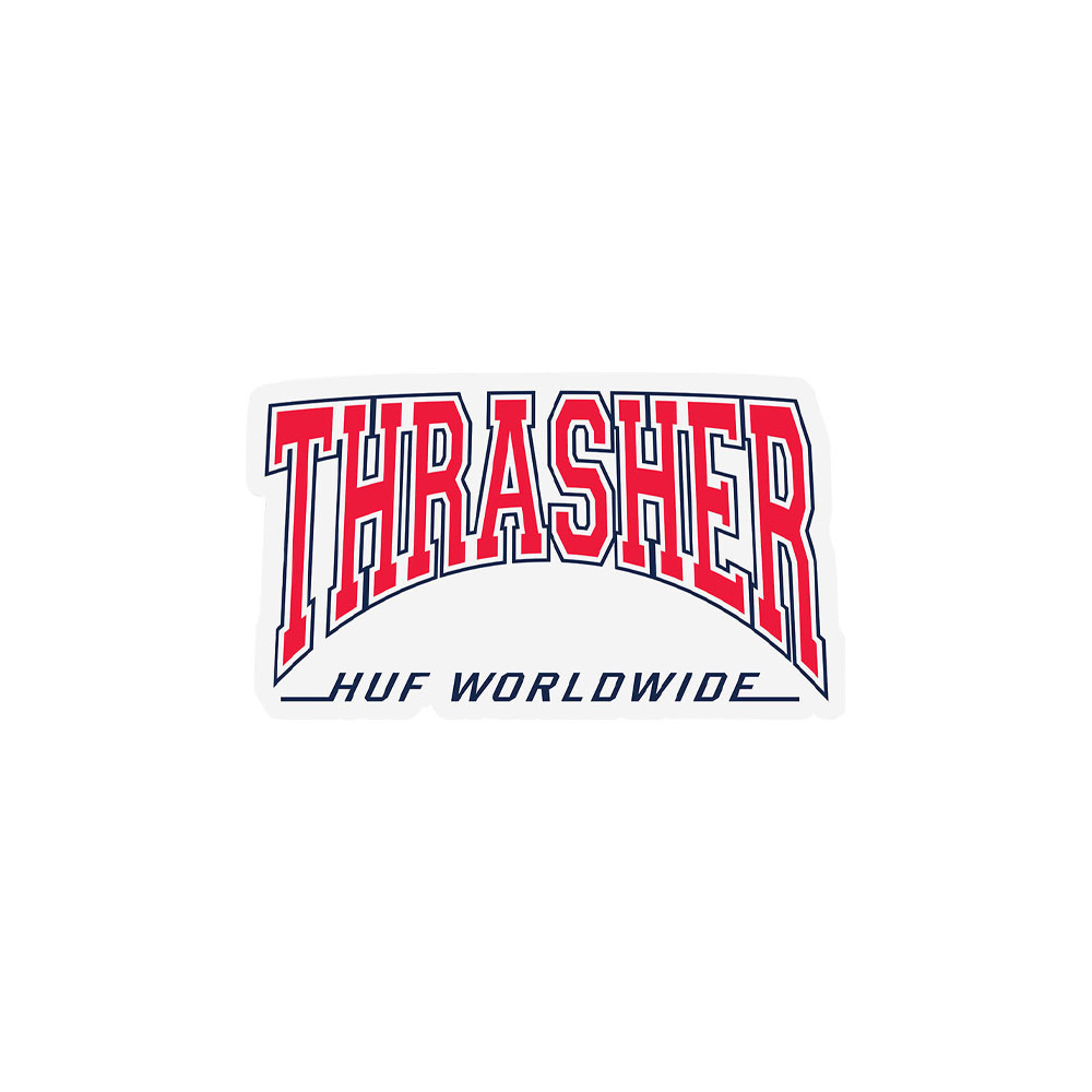 ハフ|THRASHER HIGH POINT STICKER (RED)
