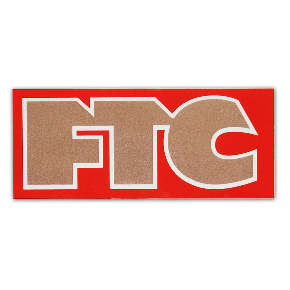 FTC LOGO (RED/GOLD/WHITE) SMALL 2.5
