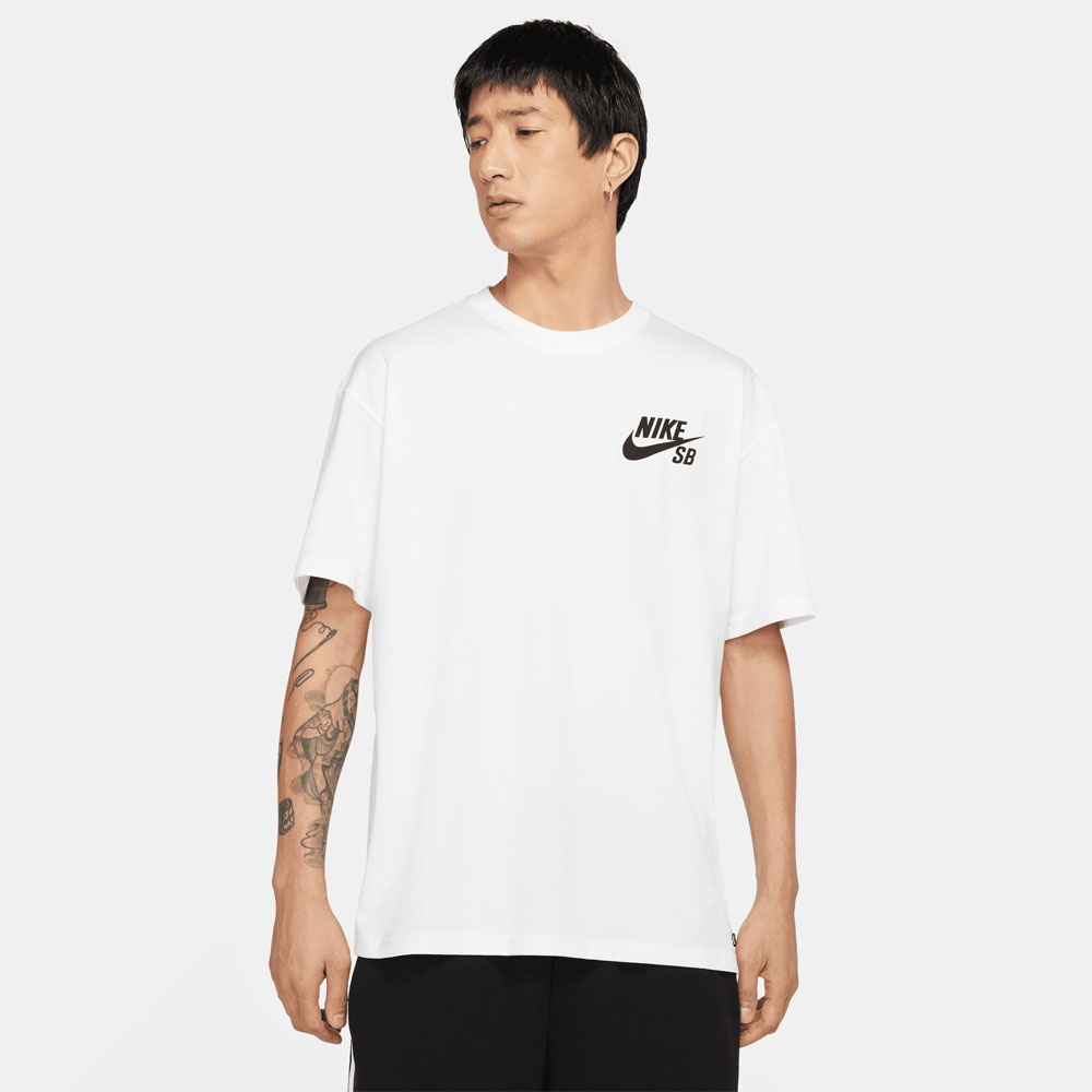 アーリーウープ|ナイキ スケートボーディング NIKESB NIKE SB ロゴ S/S Tシャツ ホワイト/ブラック DC7818-100 Sサイズ  Tシャツ No.208105