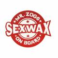 セックスワックス/SEX WAX NO BOARD ステッカー 11cm×8.7cm ( レッド )
