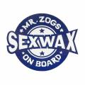 セックスワックス|SEX WAX NO BOARD ステッカー 11cm×8.7cm ( ネイビー )-0