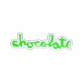 チョコレート|CHUNK STICKER 3” (NEON GREEN)-0
