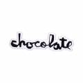 チョコレート/CHUNK STICKER 3” (BLACK)