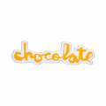 チョコレート|CHUNK STICKER 3” (YELLOW)-0