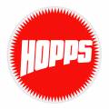 ホップス|HOPPS SUN LOGO ステッカー-0