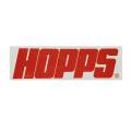 ホップス|HOPPS LOGO RED/WHITE ステッカー-0