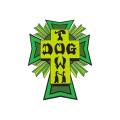 ドッグタウン|LOGO COLOR STICKER 4” ( GREEN )-0