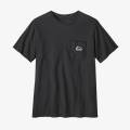 パタゴニア|フライング・フィッシュ・フェルト・パッチ・オーガニック・ポケット・Tシャツ ( INBK ) ( S サイズ )-0