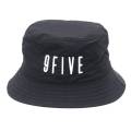 ナインファイブ|9FIVE LOGO NYLON BUCKET HAT BLACK-0