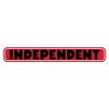 インディペンデント|INDEPENDENT BAR LOGO STICKER 6in (RED/BLACK)-0