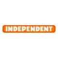 インディペンデント|INDEPENDENT BAR LOGO STICKER 6in (ORANGE/WHITE)-0