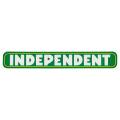 インディペンデント|INDEPENDENT BAR LOGO STICKER 6in (GREEN/WHITE)-0