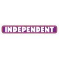 インディペンデント|INDEPENDENT BAR LOGO STICKER 6in (PURPLE/WHITE)-0