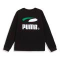 プーマ スケートボーディング/PUMA LOGO L/S TEE (BLACK) XLサイズ