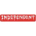 インディペンデント/INDEPENDENT VANDAL STICKER 6” (RED)