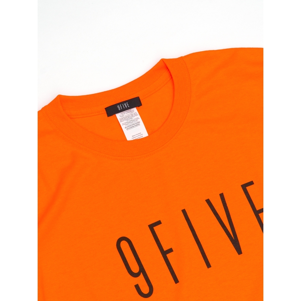 ナインファイブ|9FIVE SIGNATURE TEE ORANGE Tシャツ (XLサイズ)