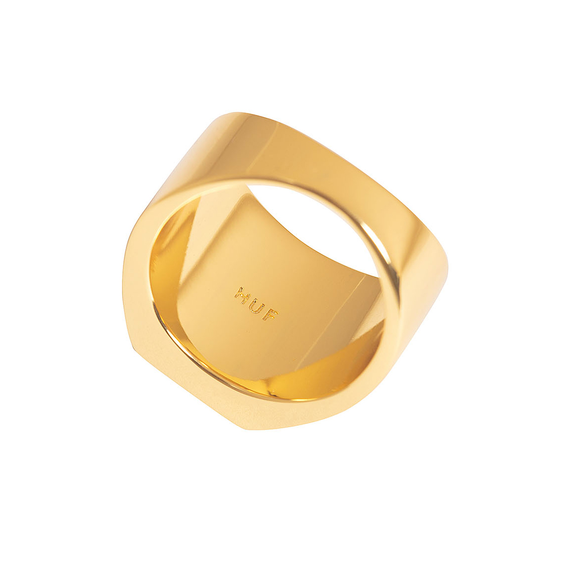 ハフ|BLACKLETTER GOLD RING (GOLD) Mサイズ19号